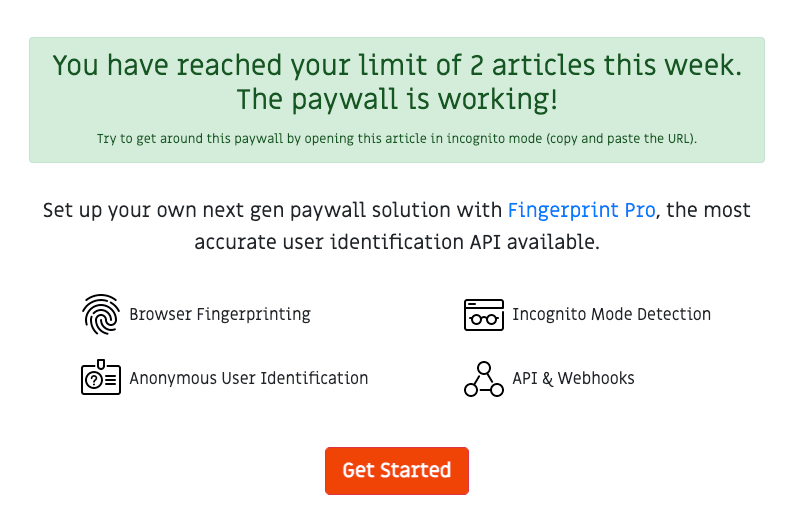 Paywall screenshot Paywall screenshot